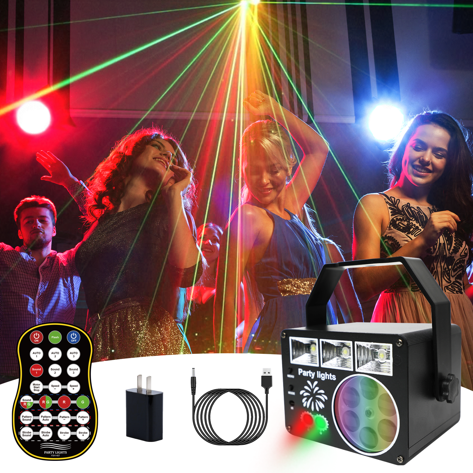 Flashing Disco Lights