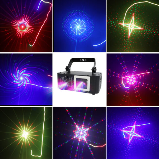 Starry and Scanning Laser Dance Party Light