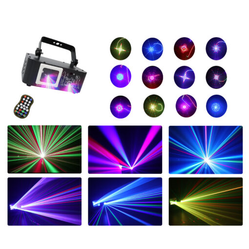 Starry and Scanning Laser Dance Party Light