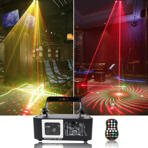 Starry and Scanning Laser Dance Party Light