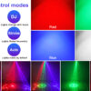 5 eye 3in1 Beam Pattern Disco DJ Dance Party Light