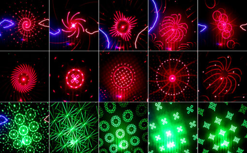 5 eye 3in1 Beam Pattern Disco DJ Dance Party Light