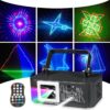 Animation laser Rotating Starry Laser