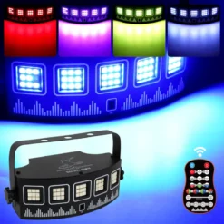 Flashback Events Dance Party Light Mini Full Color LED Strobe Light