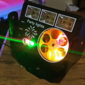 Flashback Events Party Lights Disco Dance DJ Lights 3IN1 Party light,LED Strobe,RGB LED Projection and Red/Green Laser patterns photo review