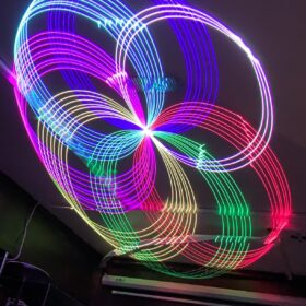 Flashback Events Dance Party Lights DJ Light Animated Laser Party Light Full-Color laser light photo review