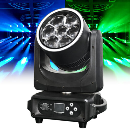 7x40W RGBW 4in1 LED Mini Bee Eye Zoom Wash Moving Head Light