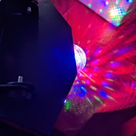 FLASHBACK EVENTS 3 in 1 DISCO BALL PARTY LIGHT 7 EYES photo review