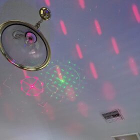 FLASHBACK EVENTS 3 in 1 DISCO BALL PARTY LIGHT 7 EYES photo review