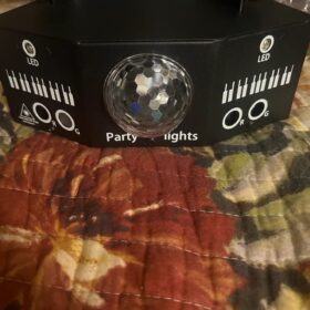 FLASHBACK EVENTS 3 in 1 DISCO BALL PARTY LIGHT 7 EYES photo review