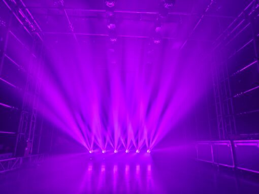 7x40W RGBW 4in1 LED Mini Bee Eye Zoom Wash Moving Head Light