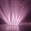 7x40W RGBW 4in1 LED Mini Bee Eye Zoom Wash Moving Head Light