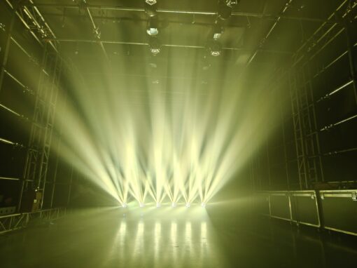 7x40W RGBW 4in1 LED Mini Bee Eye Zoom Wash Moving Head Light