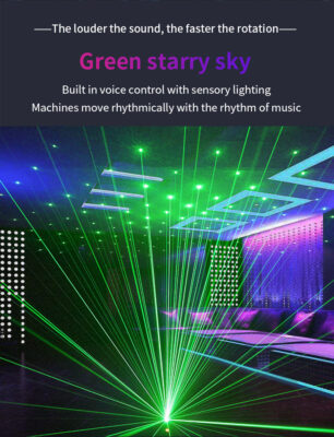 Flashback Events DJ Lights 30W Beetle Baby Laser Party Lights 360 Degree Rotating Moving head Stage Light with Remote DMX control for Bars Clubs KTV Festivals Christmas Halloween Birthday House Rave Parties