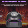 Flashback Events DJ Lights 30W Beetle Baby Laser Party Lights 360 Degree Rotating Moving head Stage Light with Remote DMX control for Bars Clubs KTV Festivals Christmas Halloween Birthday House Rave Parties