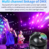 Flashback Events DJ Lights 36W Beetle Baby Rich Magic Disco Ball Party Lights 360 Degree Rotating Moving head Remote DMX control for Bars Clubs Christmas Halloween Birthday House Rave Parties