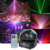 Flashback Events DJ Lights 36W Beetle Baby Rich Magic Disco Ball Party Lights 360 Degree Rotating Moving head Remote DMX control for Bars Clubs Christmas Halloween Birthday House Rave Parties