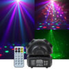 Flashback Events DJ Lights 36W Beetle Baby Rich Magic Disco Ball Party Lights 360 Degree Rotating Moving head Remote DMX control for Bars Clubs Christmas Halloween Birthday House Rave Parties