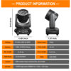 7x40W RGBW 4in1 LED Mini Bee Eye Zoom Wash Moving Head Light