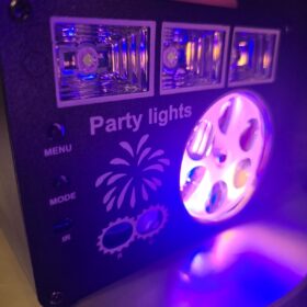 Flashback Events Party Lights Disco Dance DJ Lights 3IN1 Party light,LED Strobe,RGB LED Projection and Red/Green Laser patterns photo review