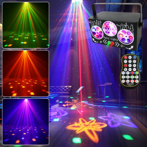 Dance Party Lights Colorful Kaleidoscope Pattern Party Light