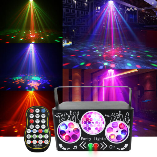 Dance Party Lights Colorful Kaleidoscope Pattern Party Light