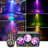Dance Party Lights Colorful Kaleidoscope Pattern Party Light