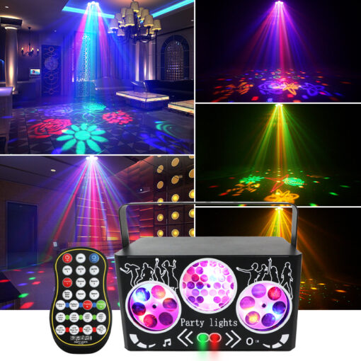 Dance Party Lights Colorful Kaleidoscope Pattern Party Light