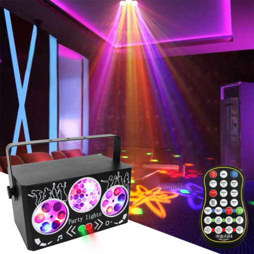 Dance Party Lights Colorful Kaleidoscope Pattern Party Light