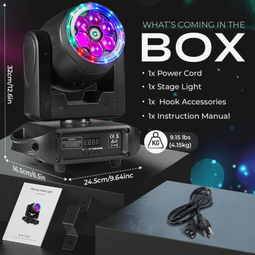 6x15 bee eye DJ Moving Head Light