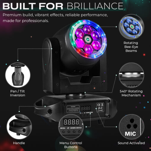 6x15 bee eye DJ Moving Head Light