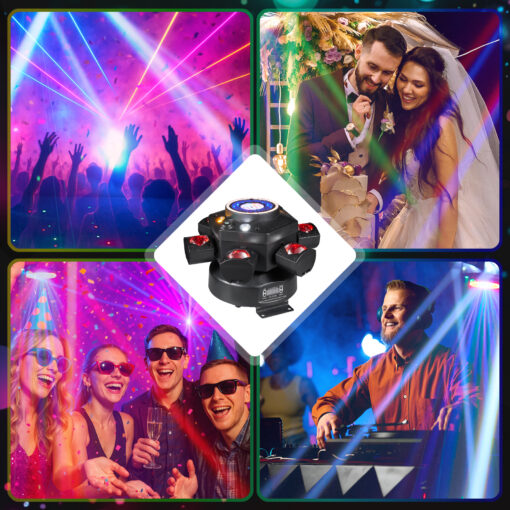 6 arm dj light