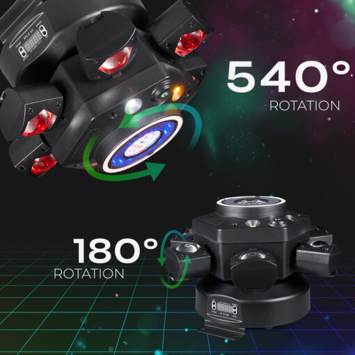6 arm dj light