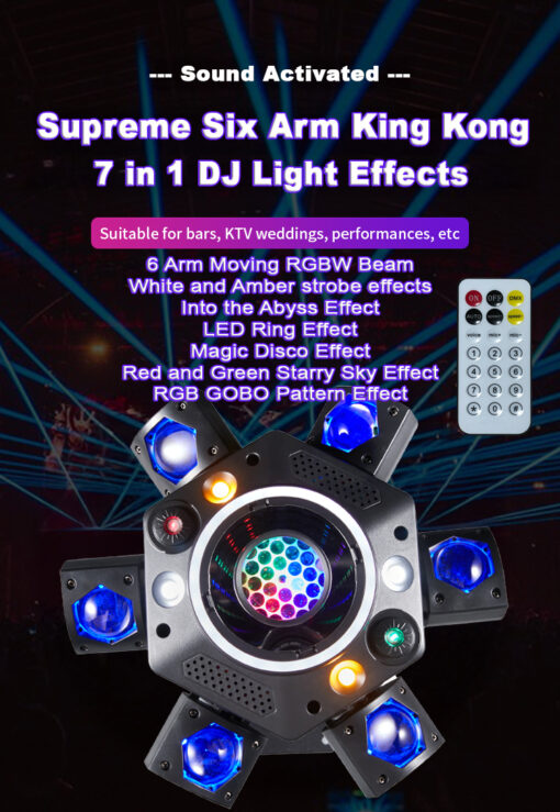 Supreme Abyss 6 Arms DJ Light
