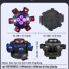 DJ Party Light 150W Six Arms Beam Bee Eye Moving Head King Kong DJ Light