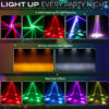 DJ Party Light 150W Six Arms Beam Bee Eye Moving Head King Kong DJ Light