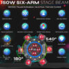 Moving Head DJ Lights Beam LED RGBW Stage Lighting Effects Sound Activated Strobe Wash Gobo Spot Disco Party Club DMX512 9/11 Channel 230W Prism 360 Rotation Compact Portable Wireless Bluetooth Remote Controlled Wedding Church Concert Bar Event Band Truss Kit Moving Head DJ Lights Beam LED RGBW Stage Lighting Effects Sound Activated Strobe Wash Gobo Spot Disco Party Club DMX512 9/11 Channel 230W Prism 360 Rotation Compact Portable Wireless Bluetooth Remote Controlled Wedding Church Concert Bar Event Band Truss Kit Moving Head DJ Lights Beam LED Stage Lighting Effects Party Disco Strobe RGBW DMX512 Sound Activated Club Show Wash Uplights 230W 8 Facet Prism 360 Degree Rotation Intelligent Gobo Spot Compact Portable High Power Wireless Bluetooth Remote Controlled Wedding Church Events Live Concert Bar Pub Dance Floor Professional Lighting Equipment Controller Compatible 9/11 Channel DMX Small Venues Bands Festivals Raves Nightclub Performance Laser Lights Visuals Light Show Setup Kit Truss Mount 6 Arms DJ Mobving Head Light Six 6-arm dj light 6 arm light helicopter dj light helicoptero luz de dj dj light bee eye moving head light stage moving head dj bee eye light rgbw stage light multiple effects bee eye sound activated moving head zoom wash beam gobos prism strobe dmx512 hawkeye bee eye light infinite rotation spot light petal beam wash voice sync led fixture wedding dj bee eye church stage light party beam spot halloween club wash concert uplight