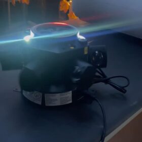 DJ Party Light 150W Six Arms Beam Bee Eye with LED Halo Light Strip Moving Head King Kong DJ Light photo review