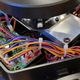 DJ Party Light 150W Six Arms Beam Bee Eye with LED Halo Light Strip Moving Head King Kong DJ Light photo review