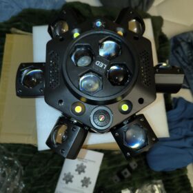 DJ Party Light 150W Six Arms Beam Bee Eye Moving Head King Kong DJ Light photo review