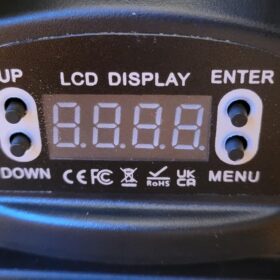 DJ Party Light 150W Six Arms Beam Bee Eye with LED Halo Light Strip Moving Head King Kong DJ Light photo review