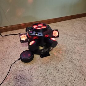 DJ Party Light 150W Six Arms Beam Bee Eye Moving Head King Kong DJ Light photo review