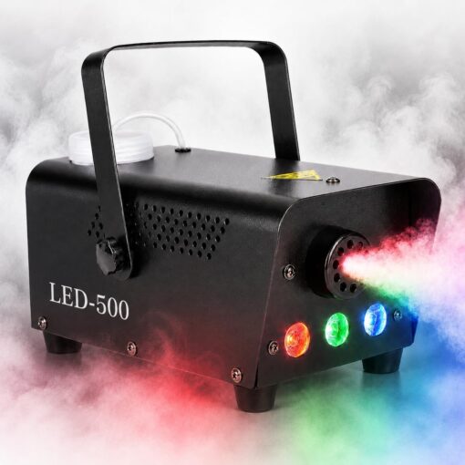 Fog Machine 500W 2000CFM with RGB LED Lights