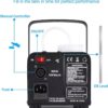 Fog Machine 500W 2000CFM with RGB LED Lights