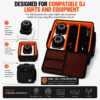 Flashback Events DJ gear bag with adjustable dividers