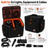 Flashback Events DJ gear bag with adjustable dividers