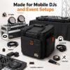 Flashback Events DJ gear bag with adjustable dividers
